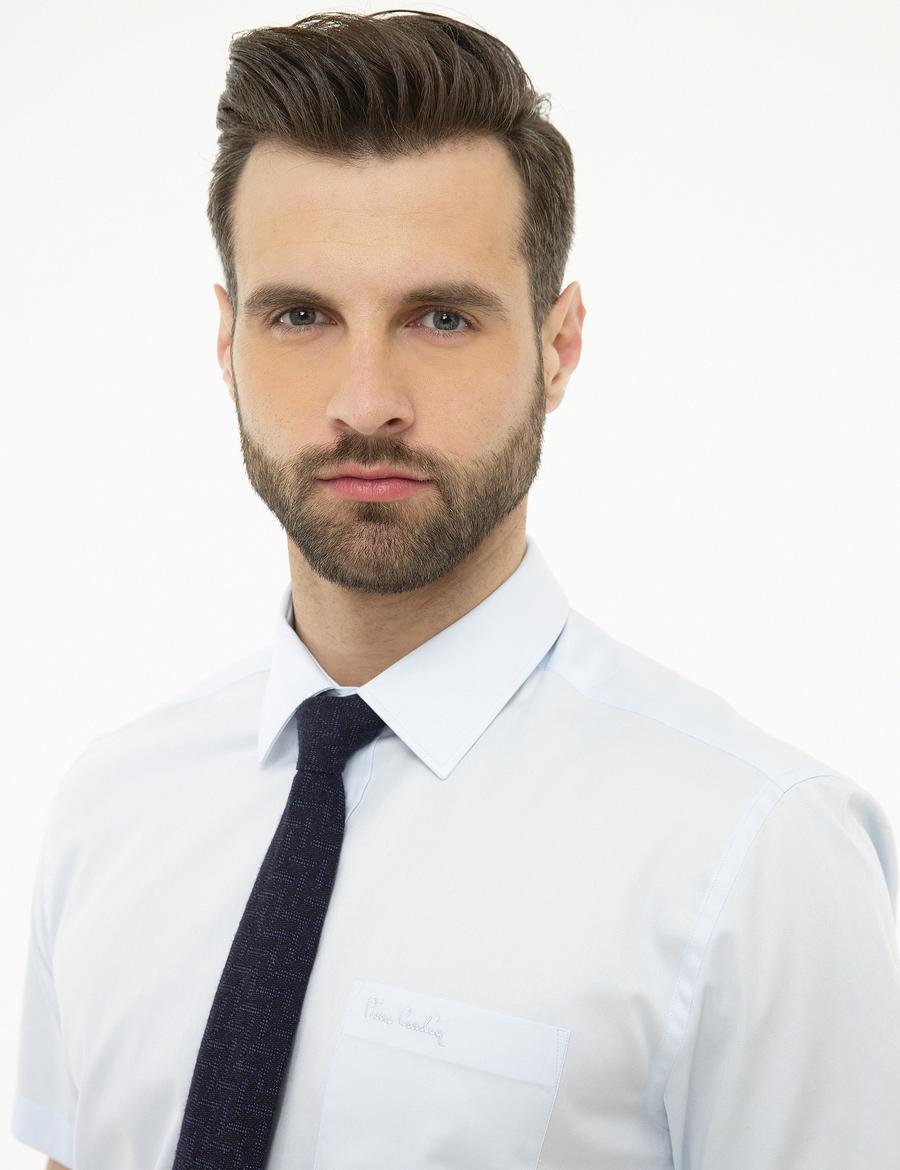 Açık Mavi Regular Fit Kısa Kollu Gömlek