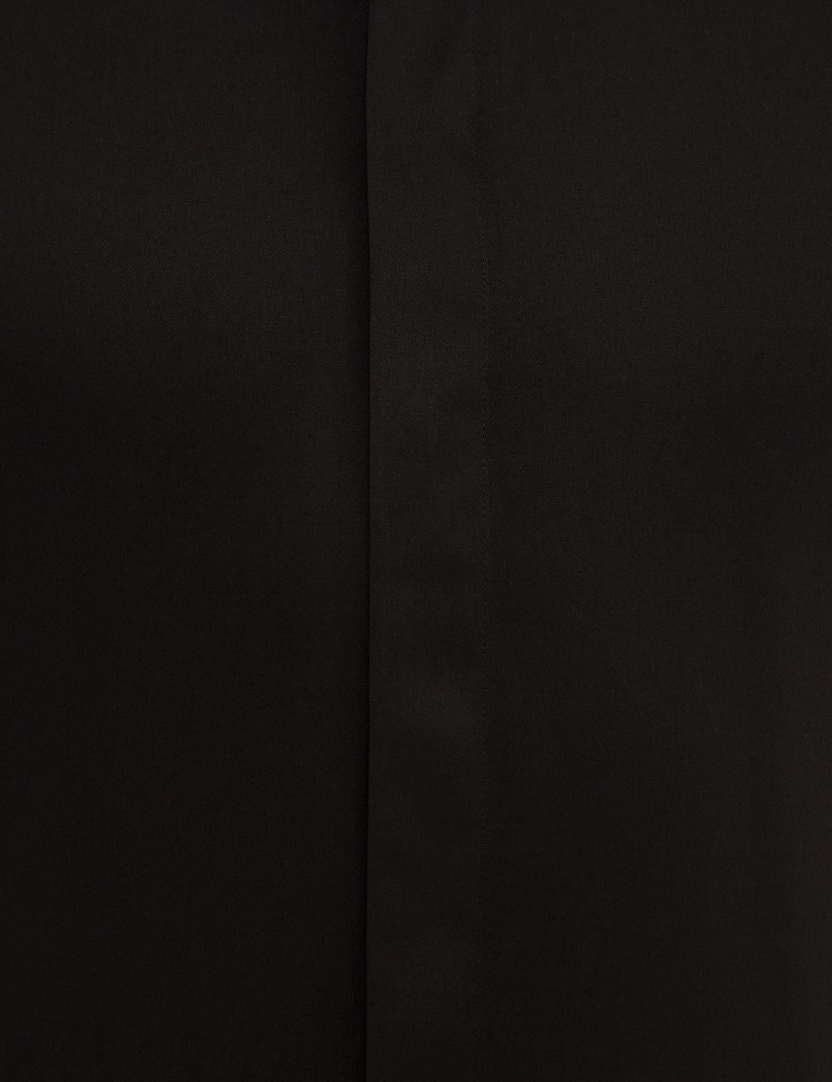 Siyah Slim Fit Smokin Gömlek - 50223104016