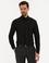 Siyah Slim Fit Uzun Kollu Basic Gömlek