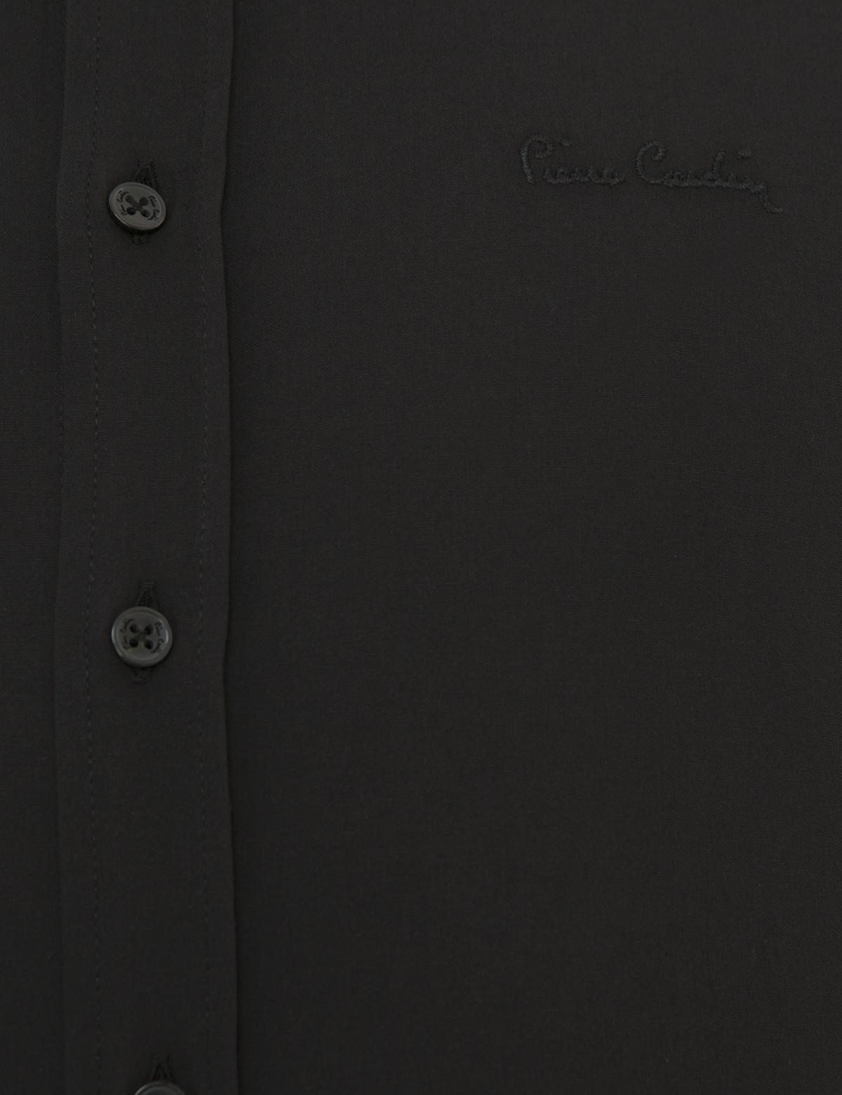 Siyah Slim Fit Uzun Kollu Basic Gömlek - 50223121015