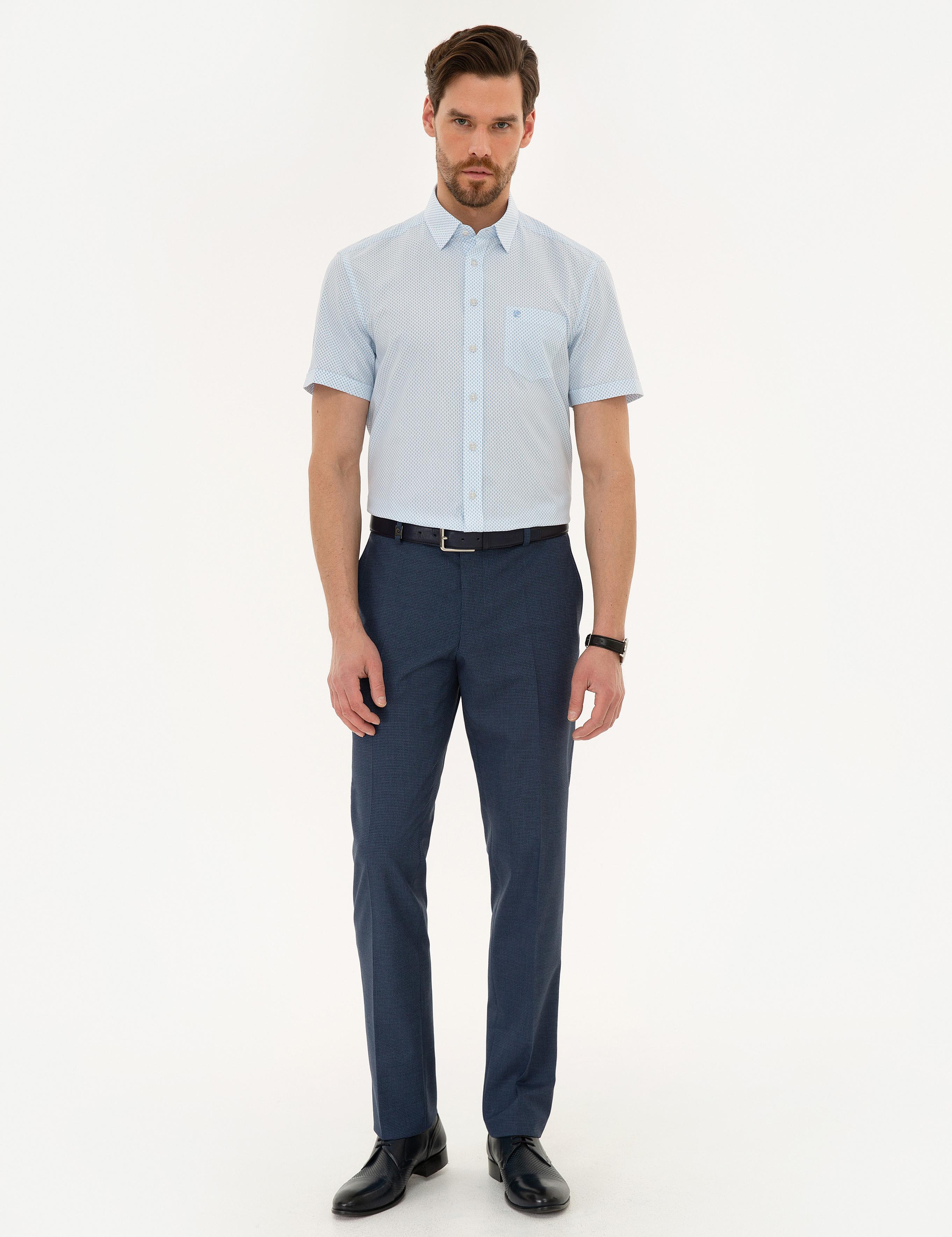 Mavi Regular Fit Kısa Kollu Gömlek