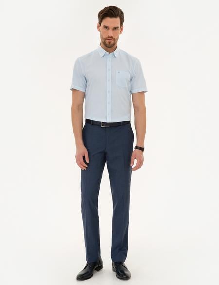 Mavi Regular Fit Kısa Kollu Gömlek - 50224119009