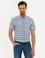 Lacivert Regular Fit Kısa Kollu Gömlek