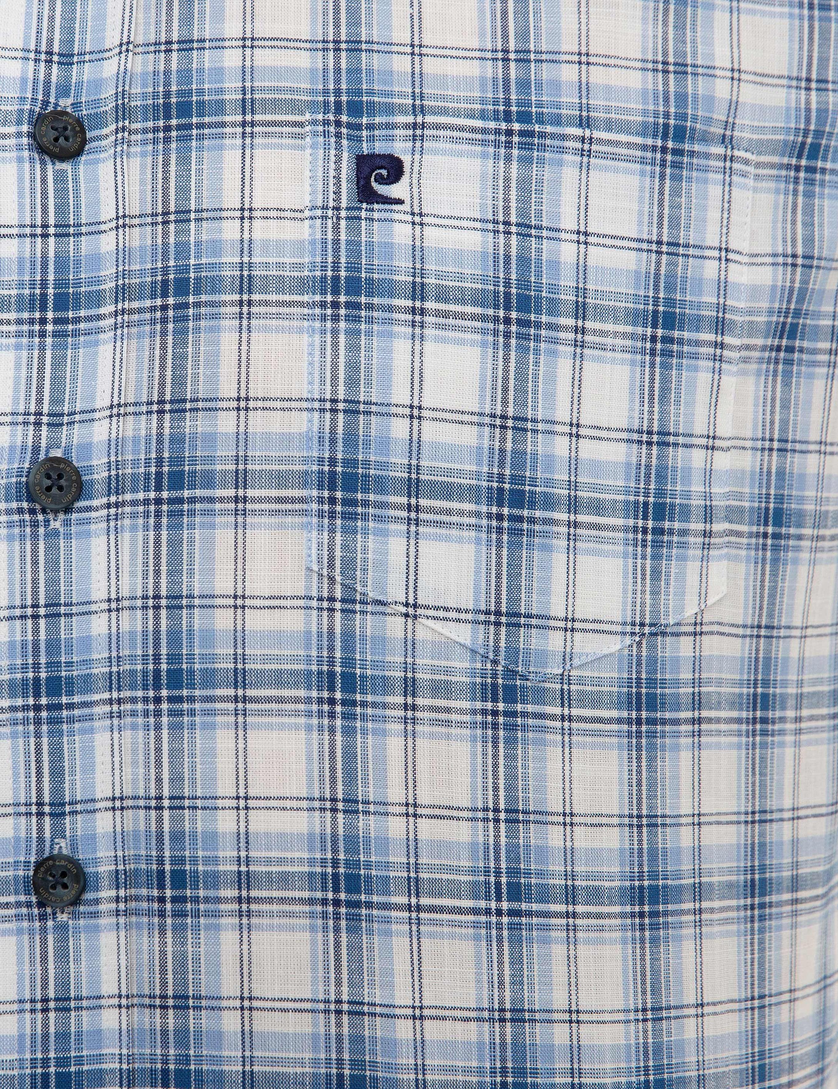 Lacivert Regular Fit Kısa Kollu Gömlek