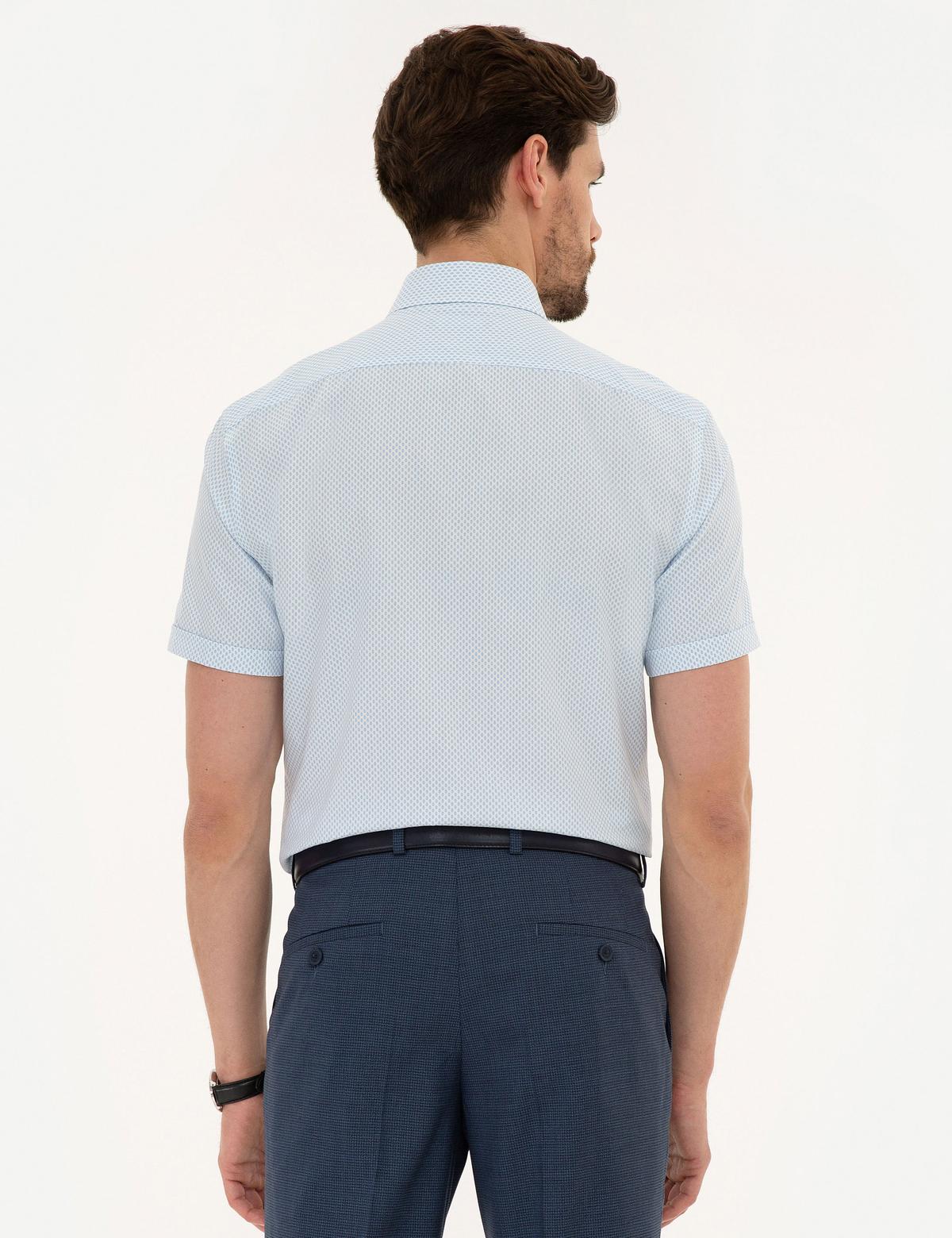 Mavi Regular Fit Kısa Kollu Gömlek - 50224119009