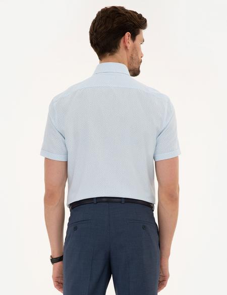 Mavi Regular Fit Kısa Kollu Gömlek - 50224119009