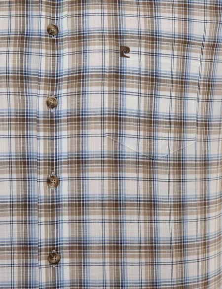 Kahverengi Regular Fit Kısa Kollu Gömlek - 50224100007