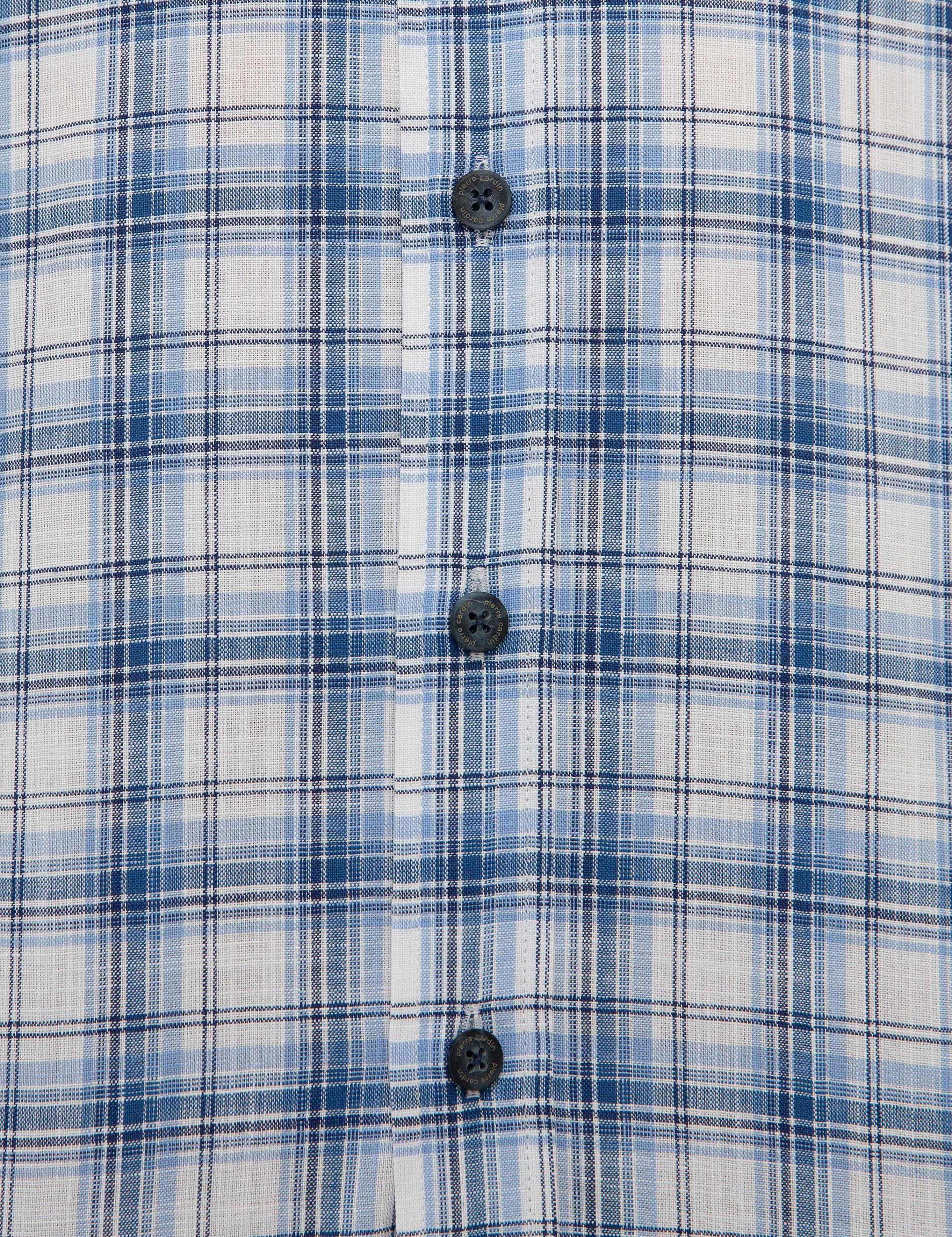 Lacivert Regular Fit Kısa Kollu Gömlek