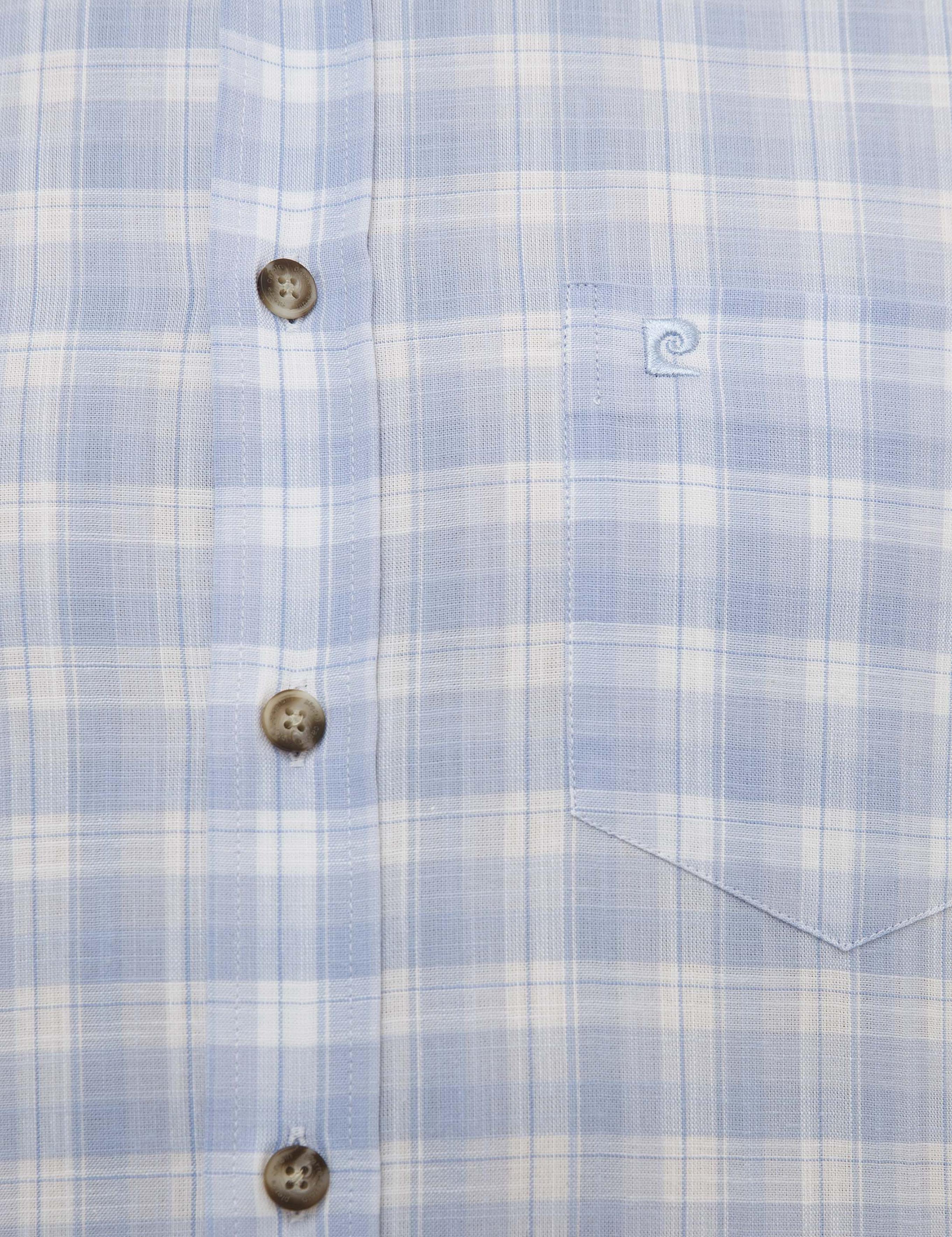 Açık Mavi Regular Fit Kısa Kollu Gömlek