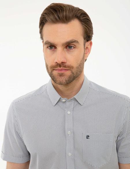 Antrasit Regular Fit Kısa Kollu Gömlek - 50224254008