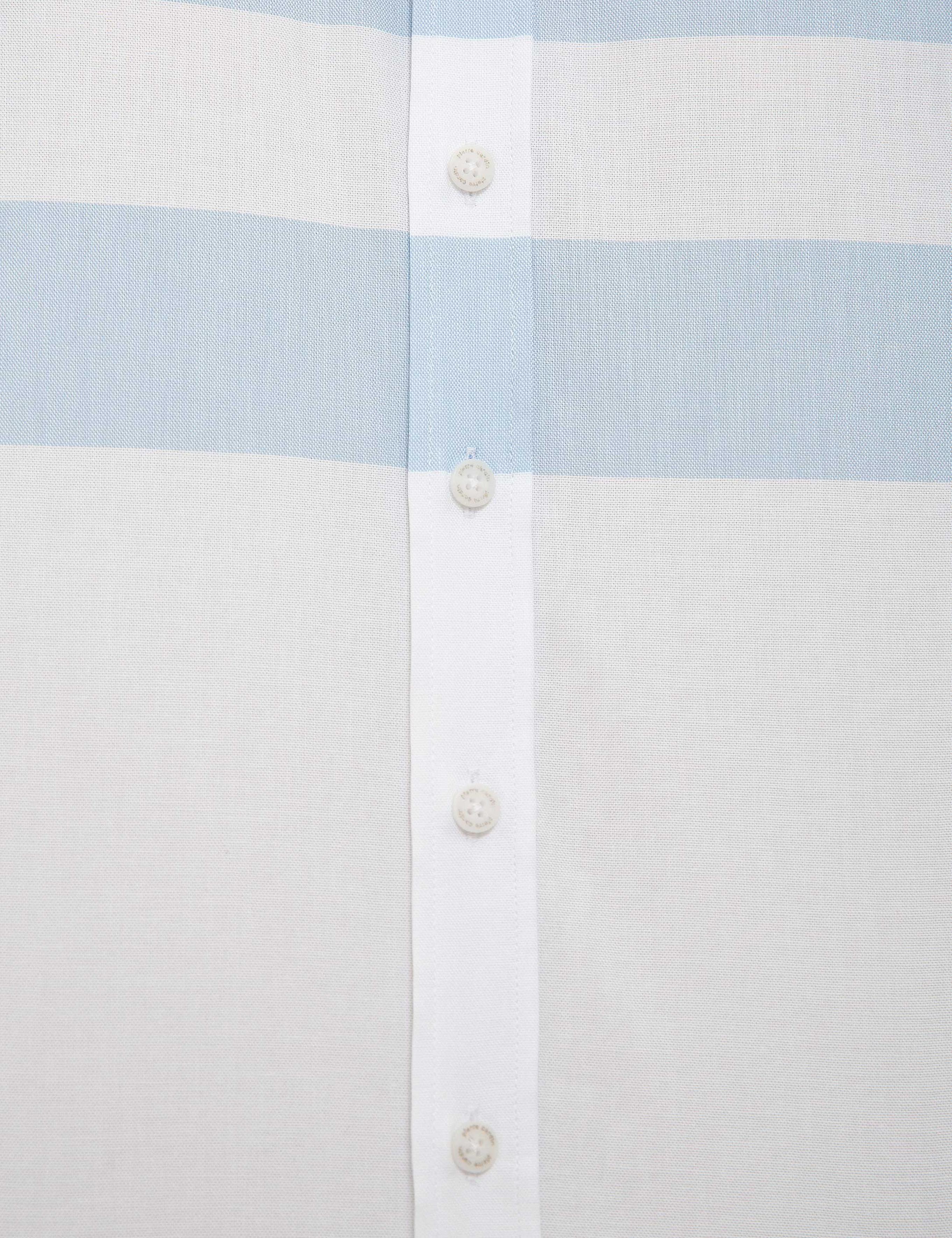 Beyaz Regular Fit Kısa Kollu Gömlek