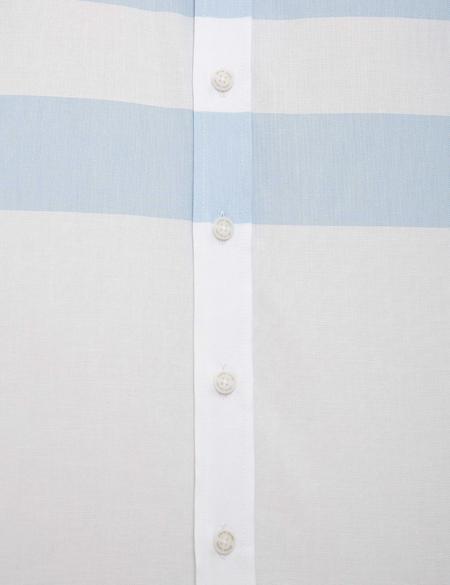 Beyaz Regular Fit Kısa Kollu Gömlek - 50224382007