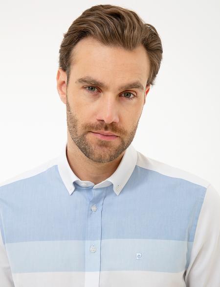 Beyaz Regular Fit Kısa Kollu Gömlek - 50224382007