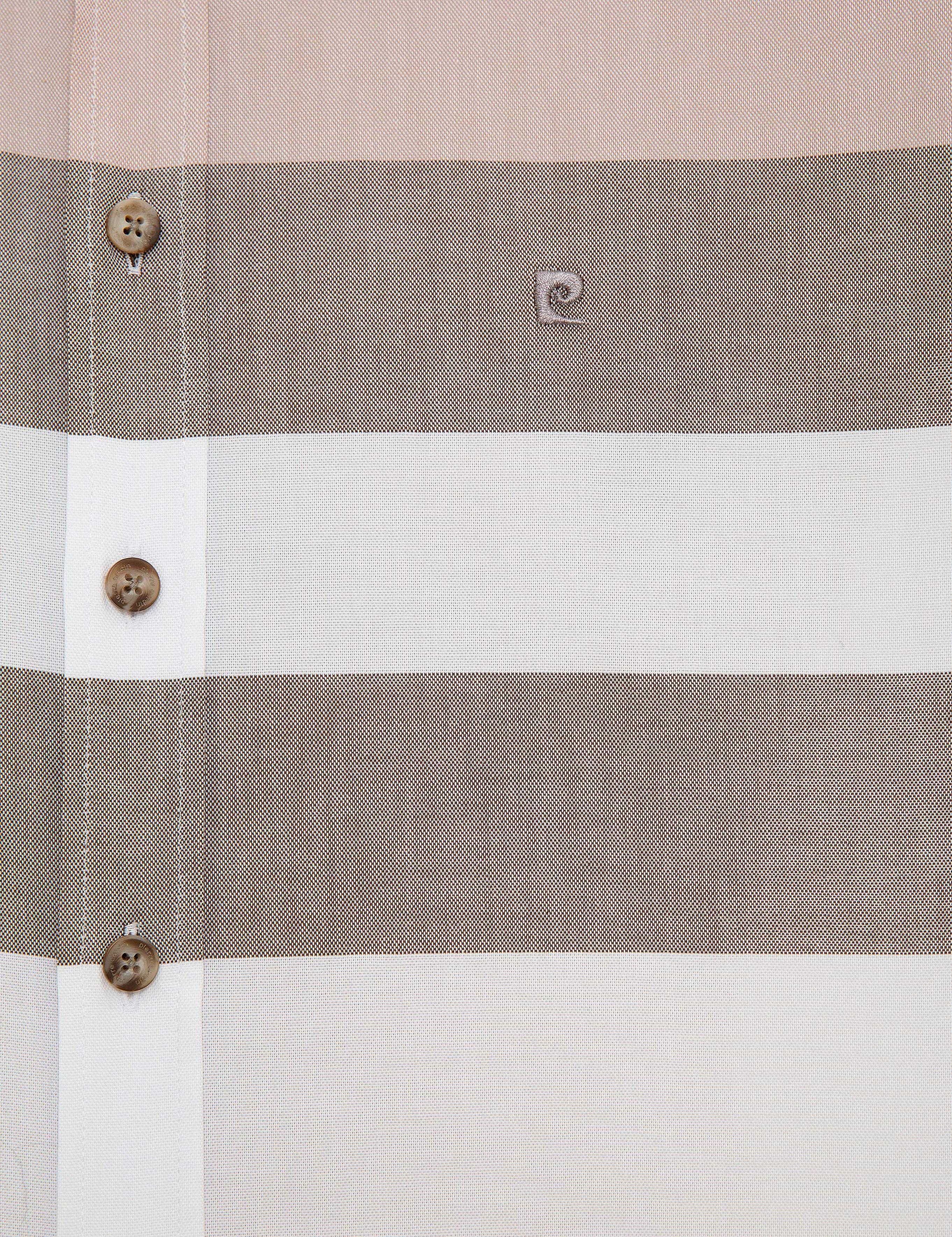 Kahverengi Regular Fit Kısa Kollu Gömlek