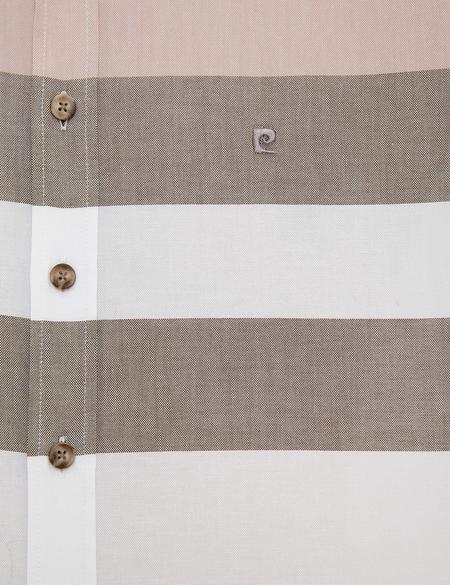 Kahverengi Regular Fit Kısa Kollu Gömlek - 50224382016