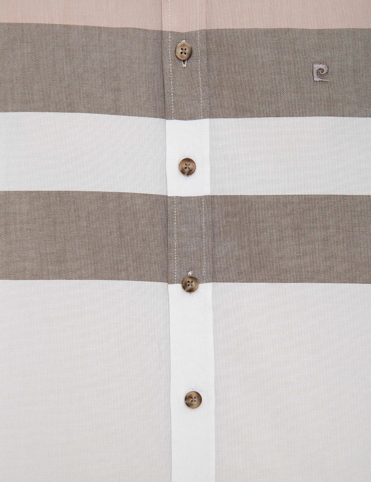 Kahverengi Regular Fit Kısa Kollu Gömlek - 50224382016