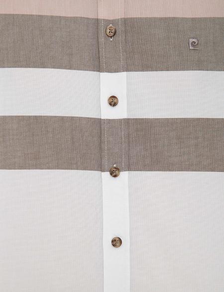 Kahverengi Regular Fit Kısa Kollu Gömlek - 50224382016