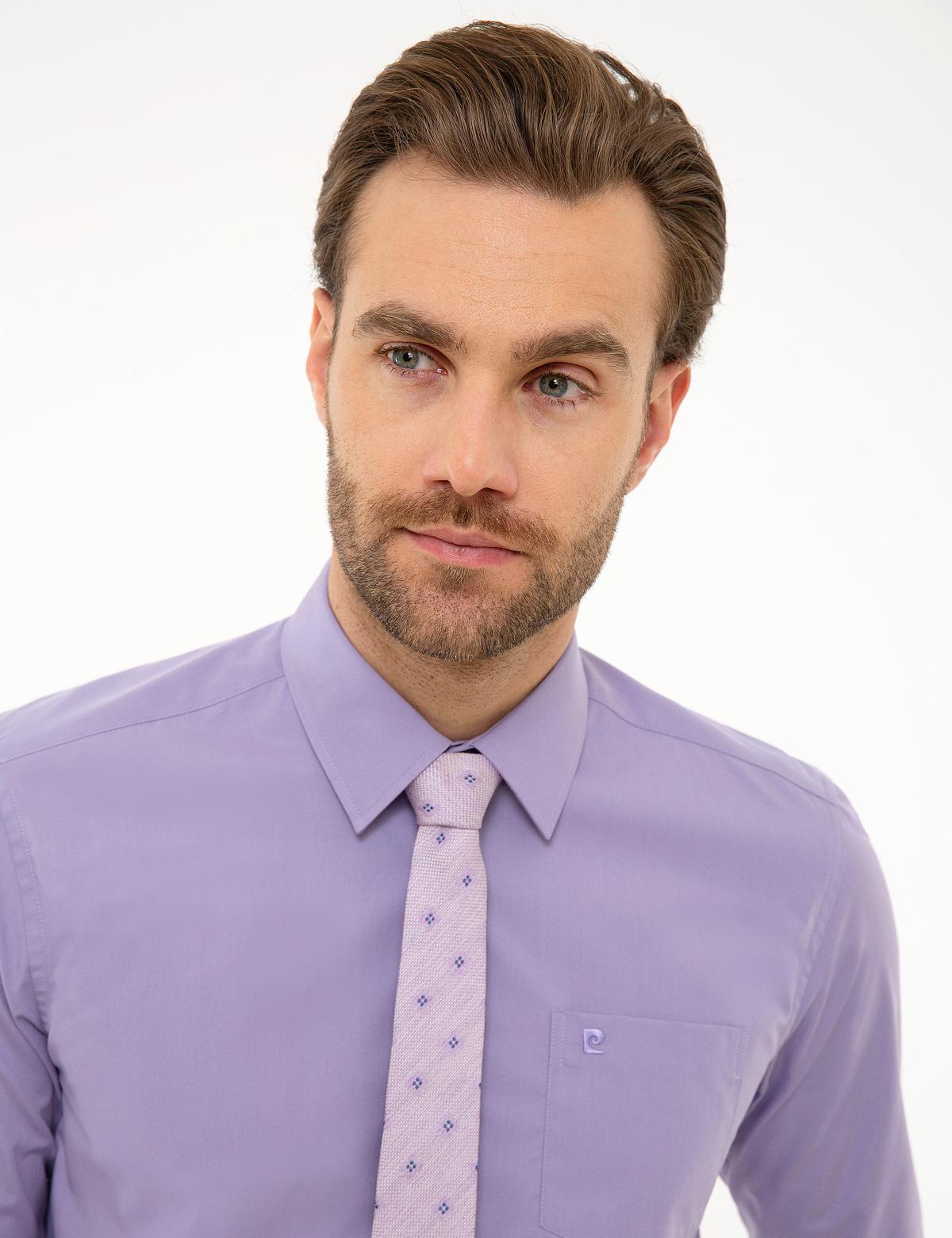 Menekşe Regular Fit Uzun Kollu Gömlek