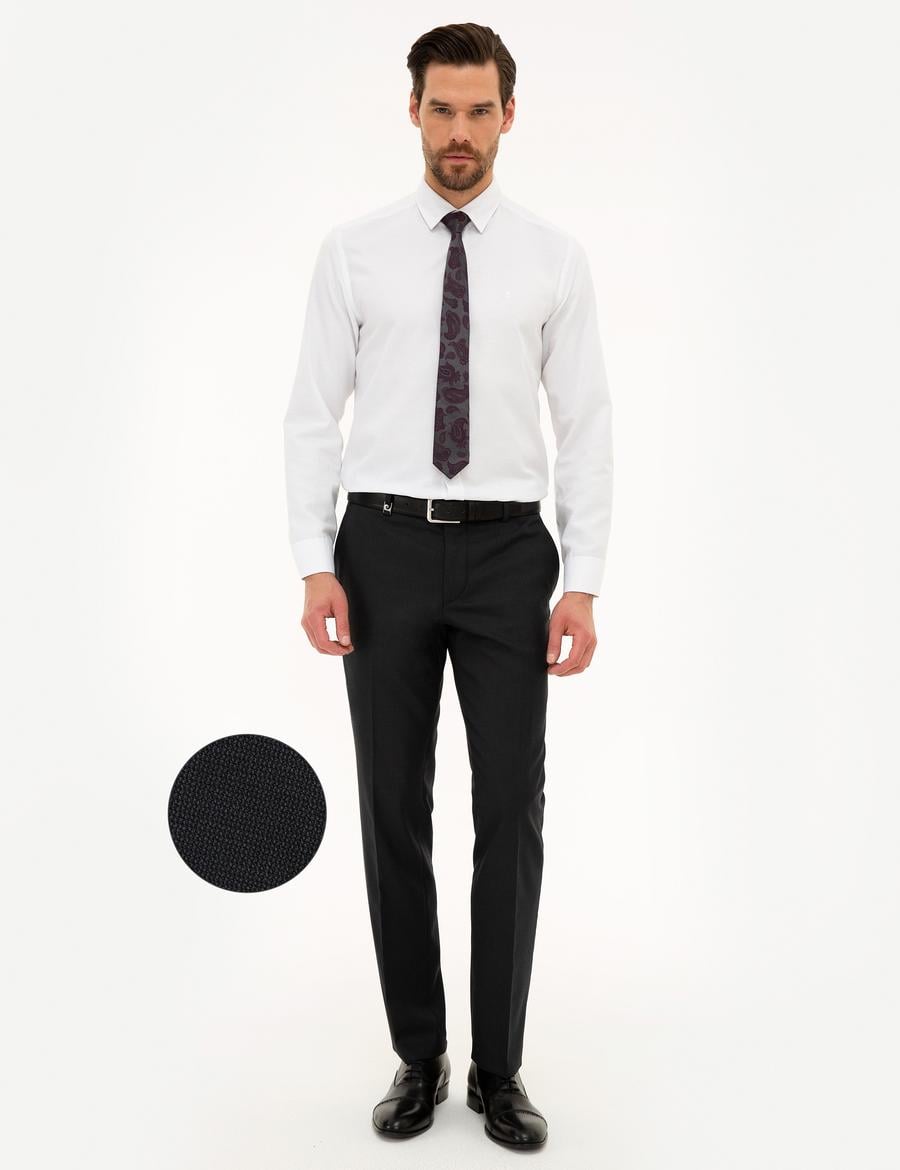 Füme Slim Fit Kumaş Pantolon
