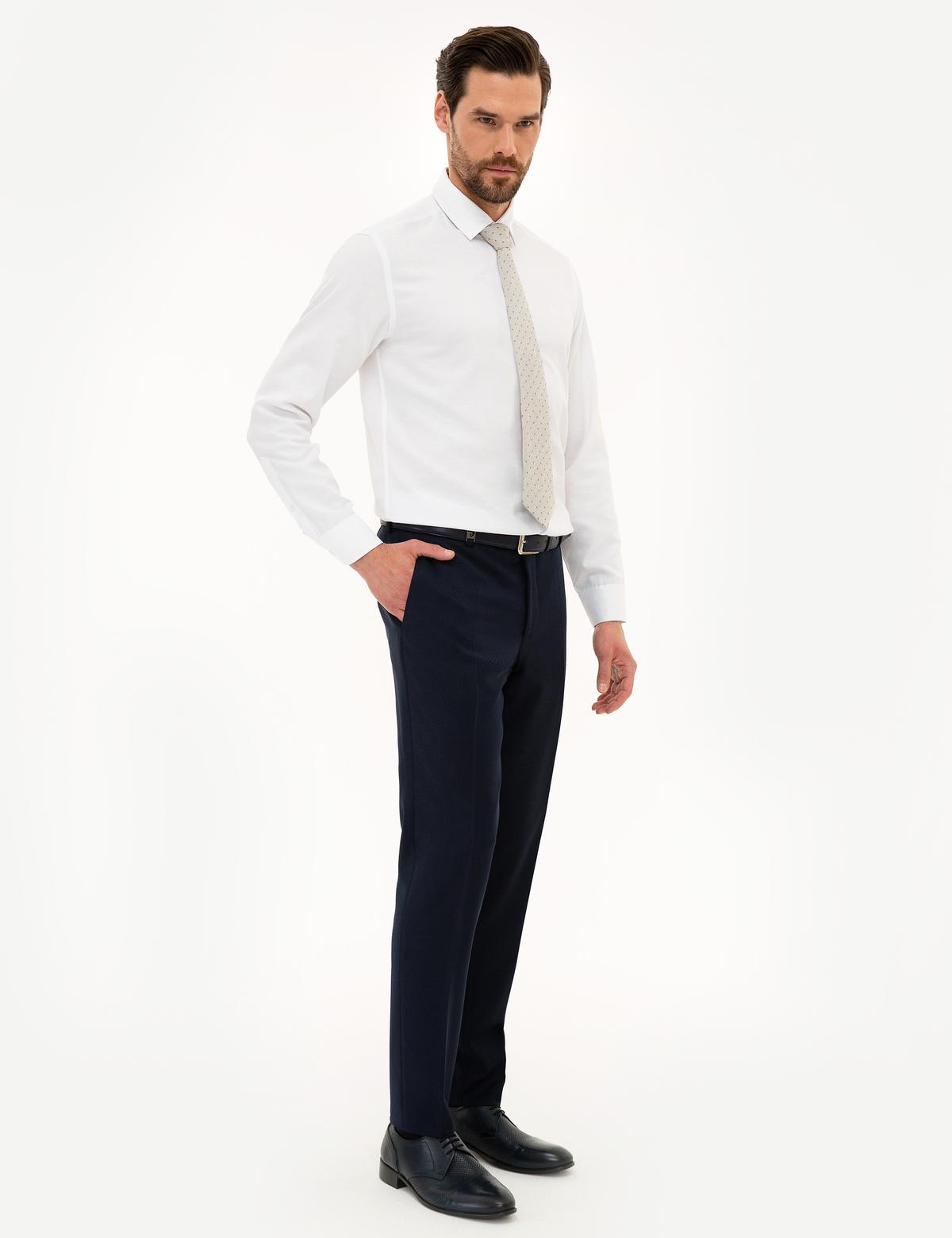 Lacivert Ex. Slim Fit Kumaş Pantolon - 50224046056