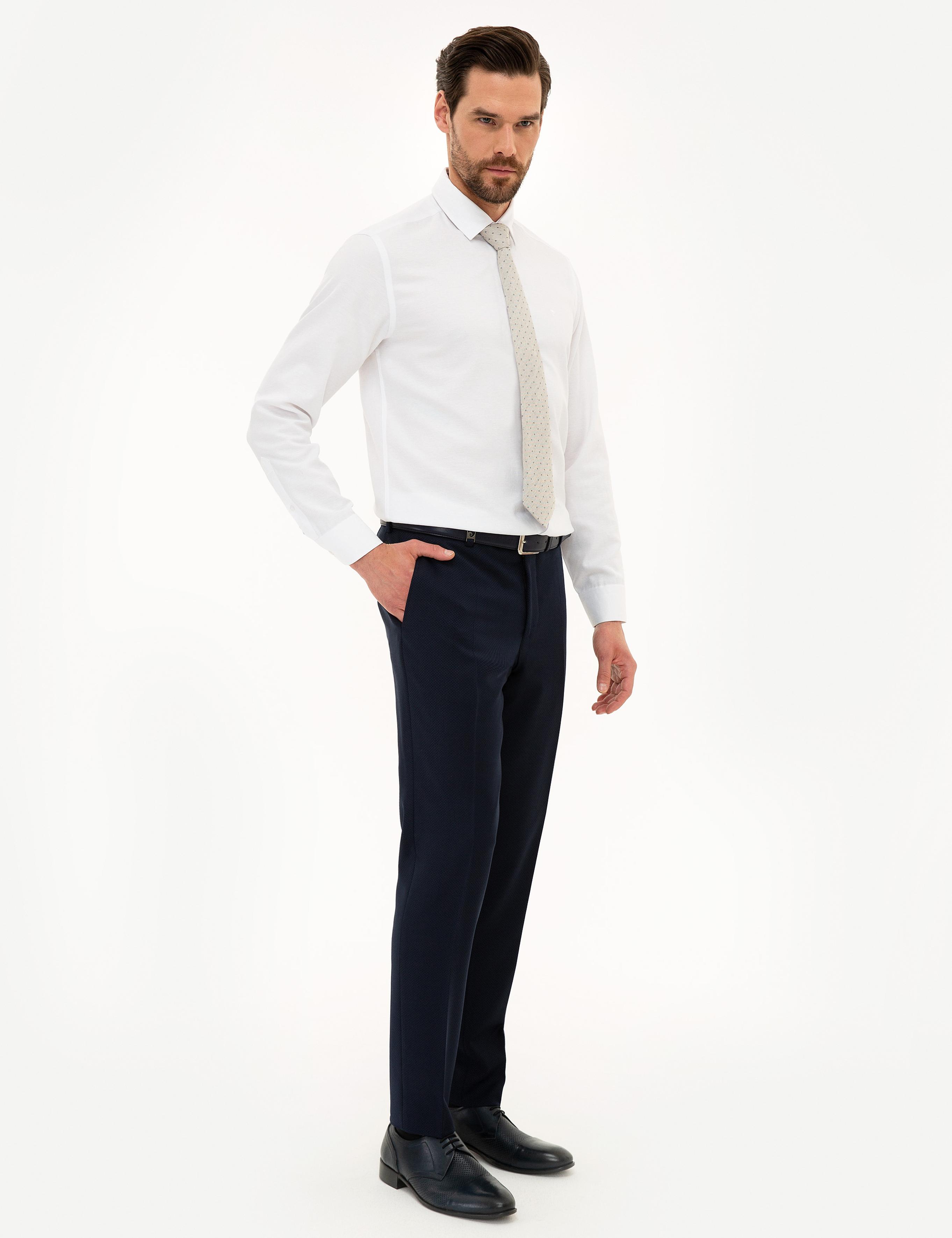 Lacivert Ex. Slim Fit Kumaş Pantolon