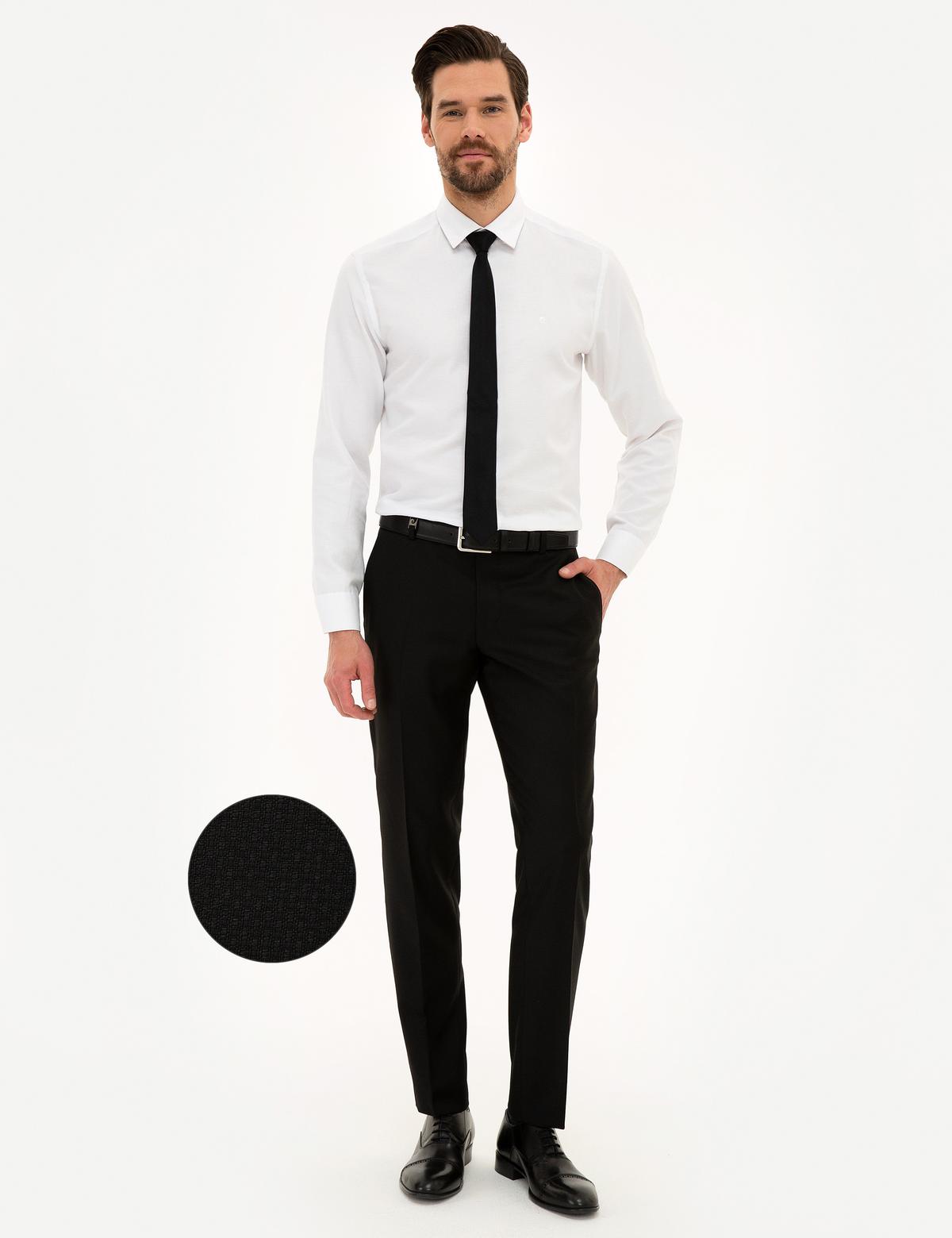 Siyah Ekstra Slim Fit Pantolon