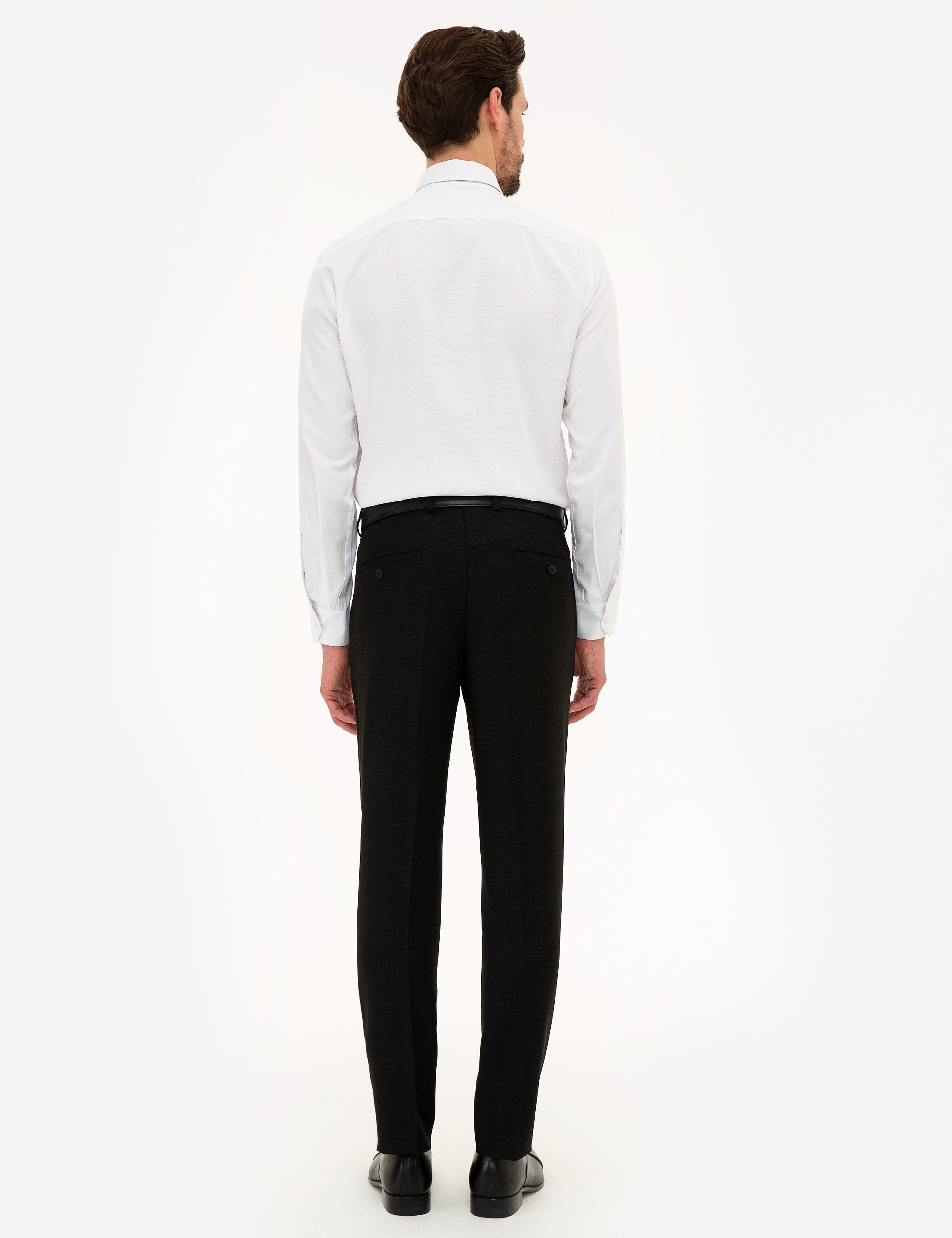 Siyah Ekstra Slim Fit Pantolon - Image 3