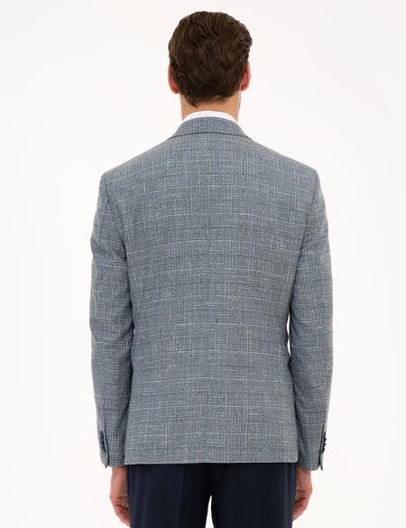 Koyu Mavi Slim Fit Ceket - 50220760011