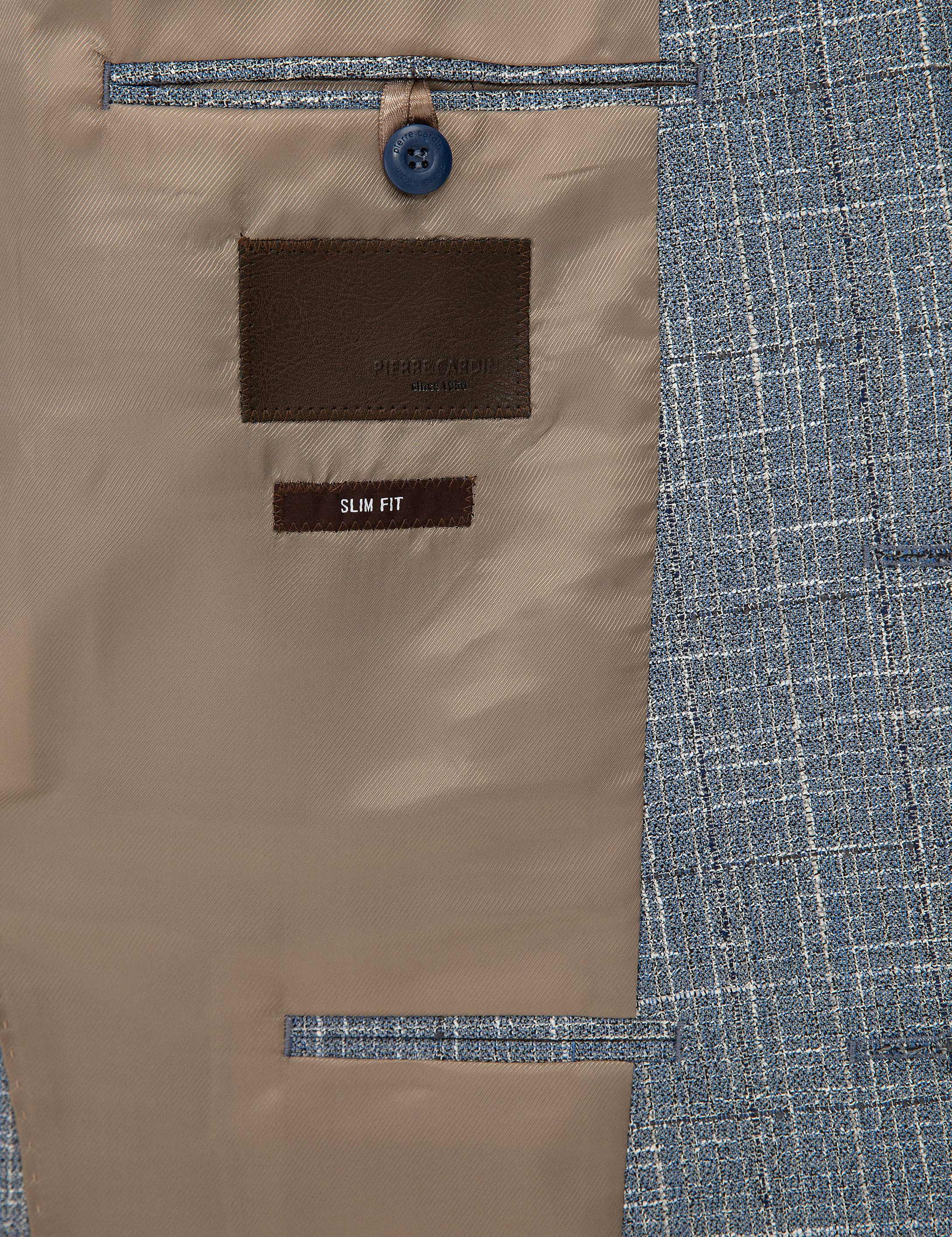Koyu Mavi Slim Fit Ceket - Image 6