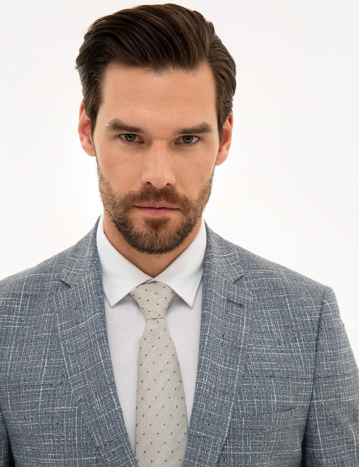 Koyu Mavi Slim Fit Ceket - 50220760011