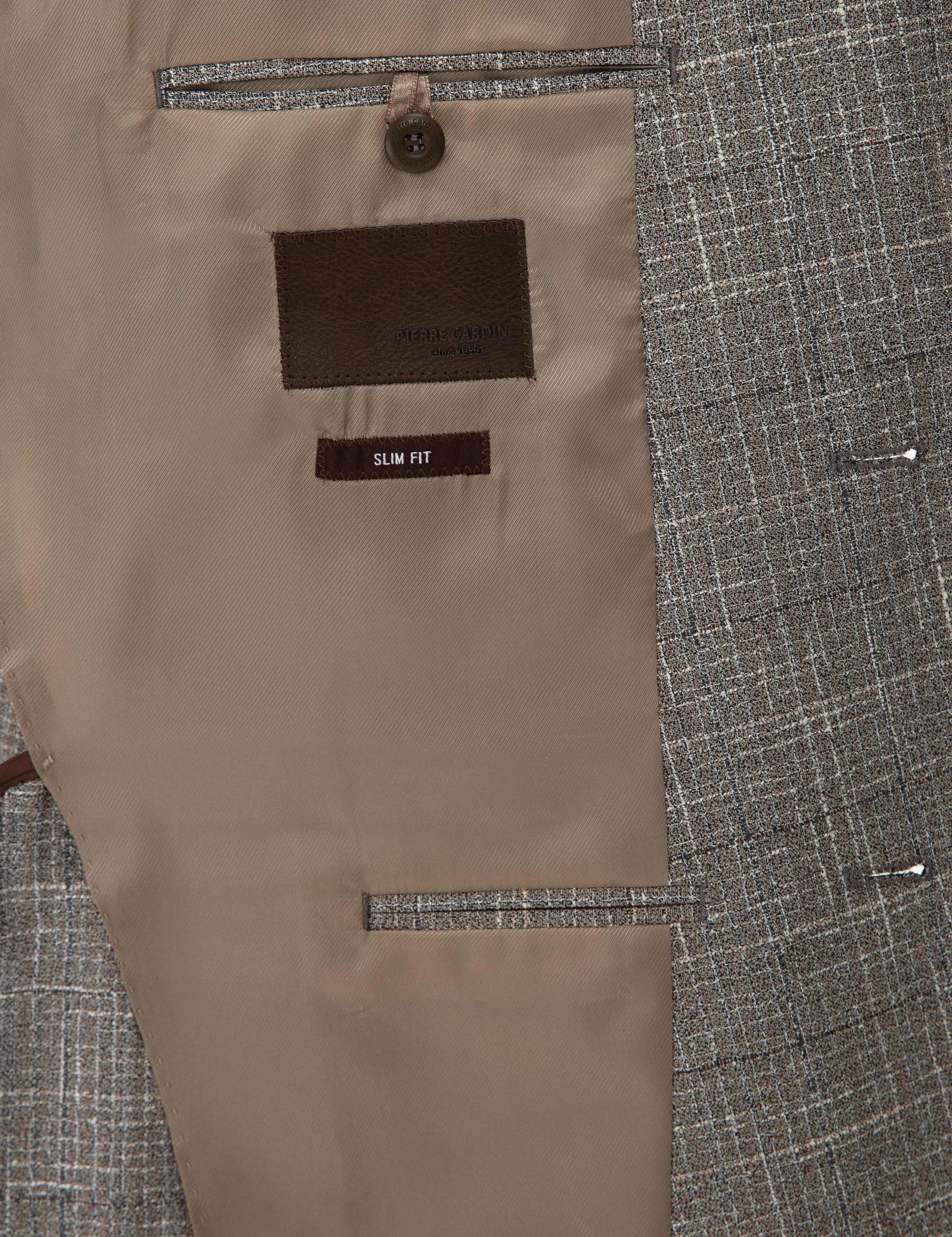 Açık Kahverengi Slim Fit Ceket - Image 6