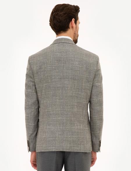 Açık Kahverengi Slim Fit Ceket - 50220760047