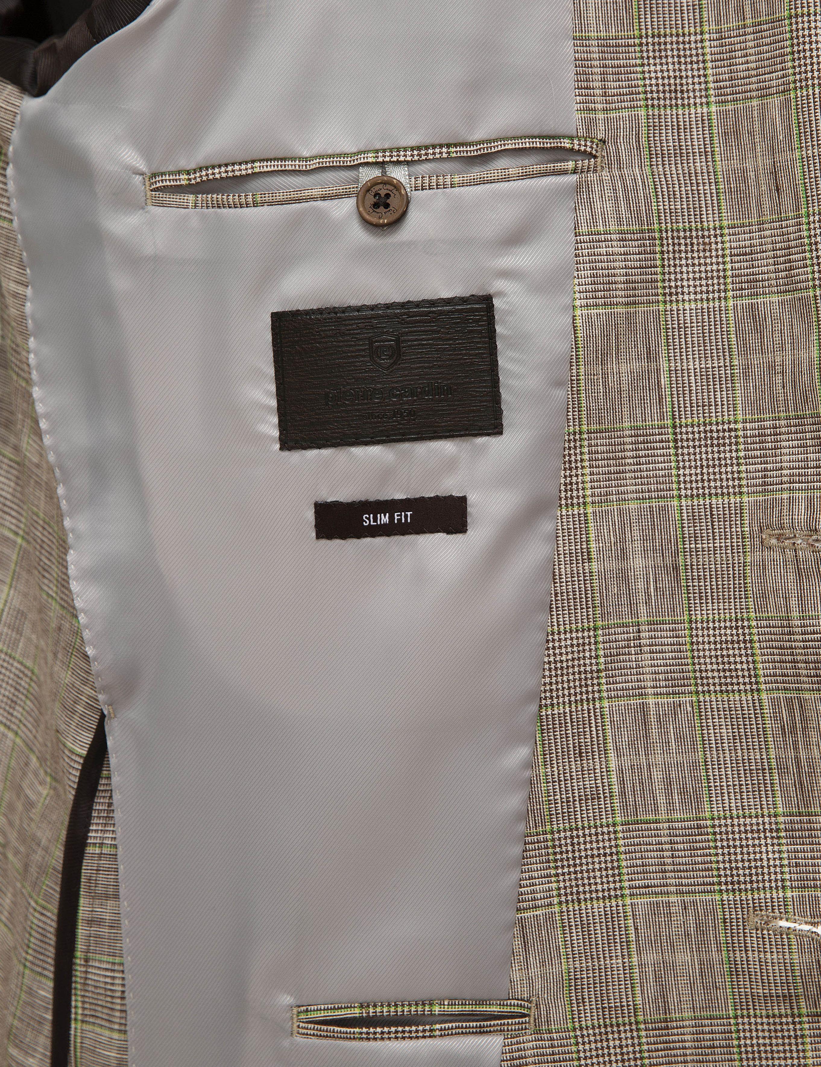 Açık Kahverengi Slim Fit Ceket