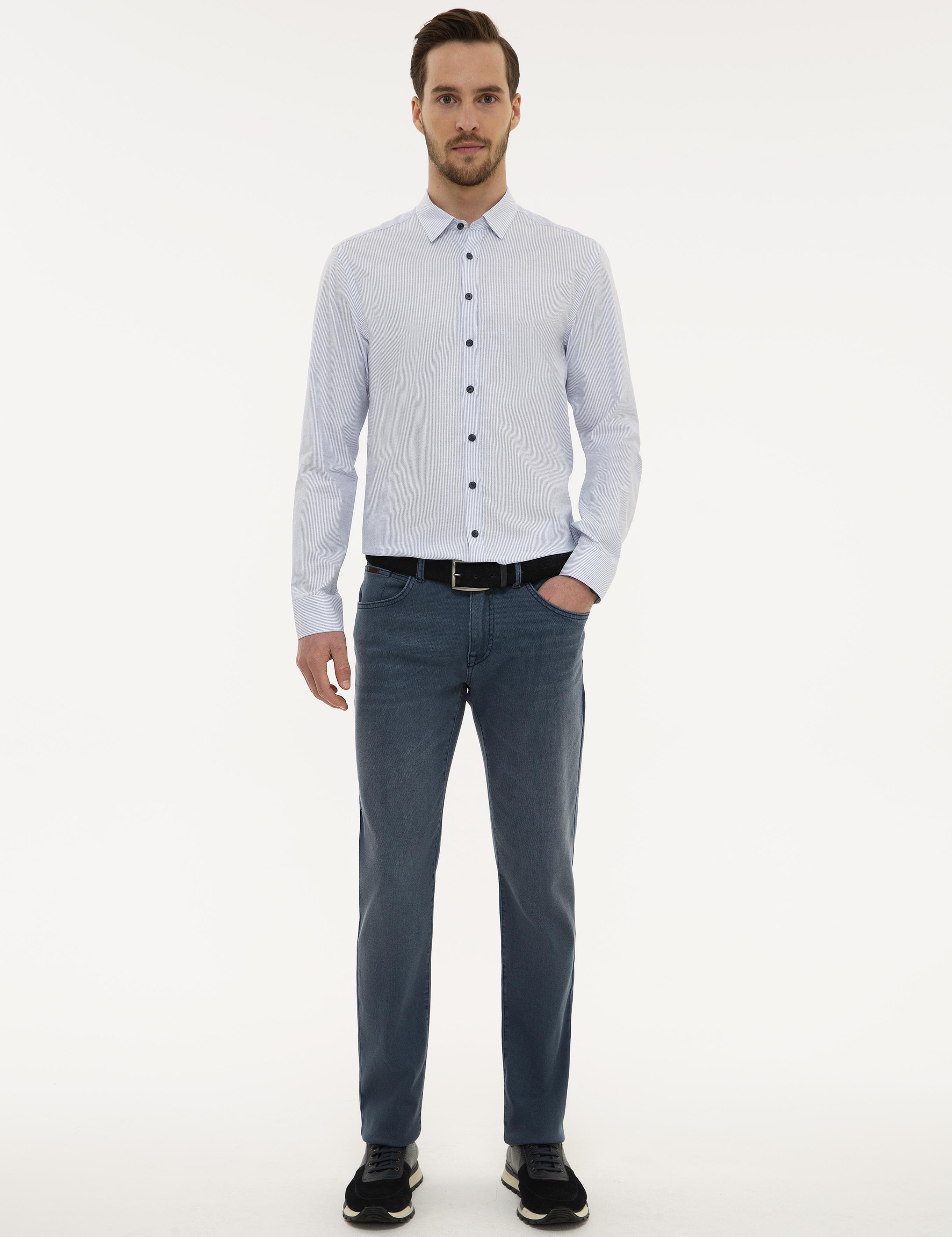 Açık Mavi Slim Fit Gömlek