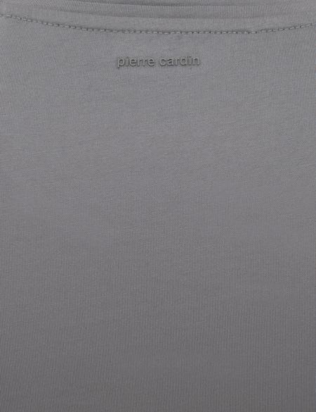 Gri Slim Fit Bisiklet Yaka Basic T-Shirt - 50200811034