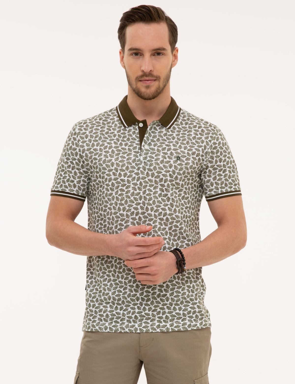 Haki Slim Fit Polo Yaka T-Shirt - 50200830028