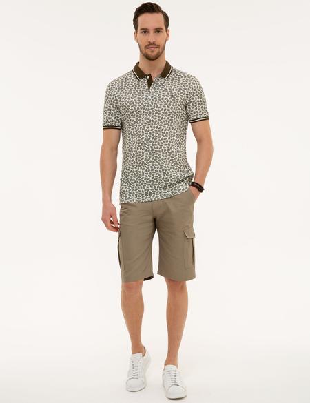 Haki Slim Fit Polo Yaka T-Shirt - 50200830028