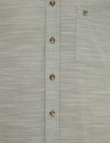 Yeşil Regular Fit Kısa Kollu Gömlek - 50223806038