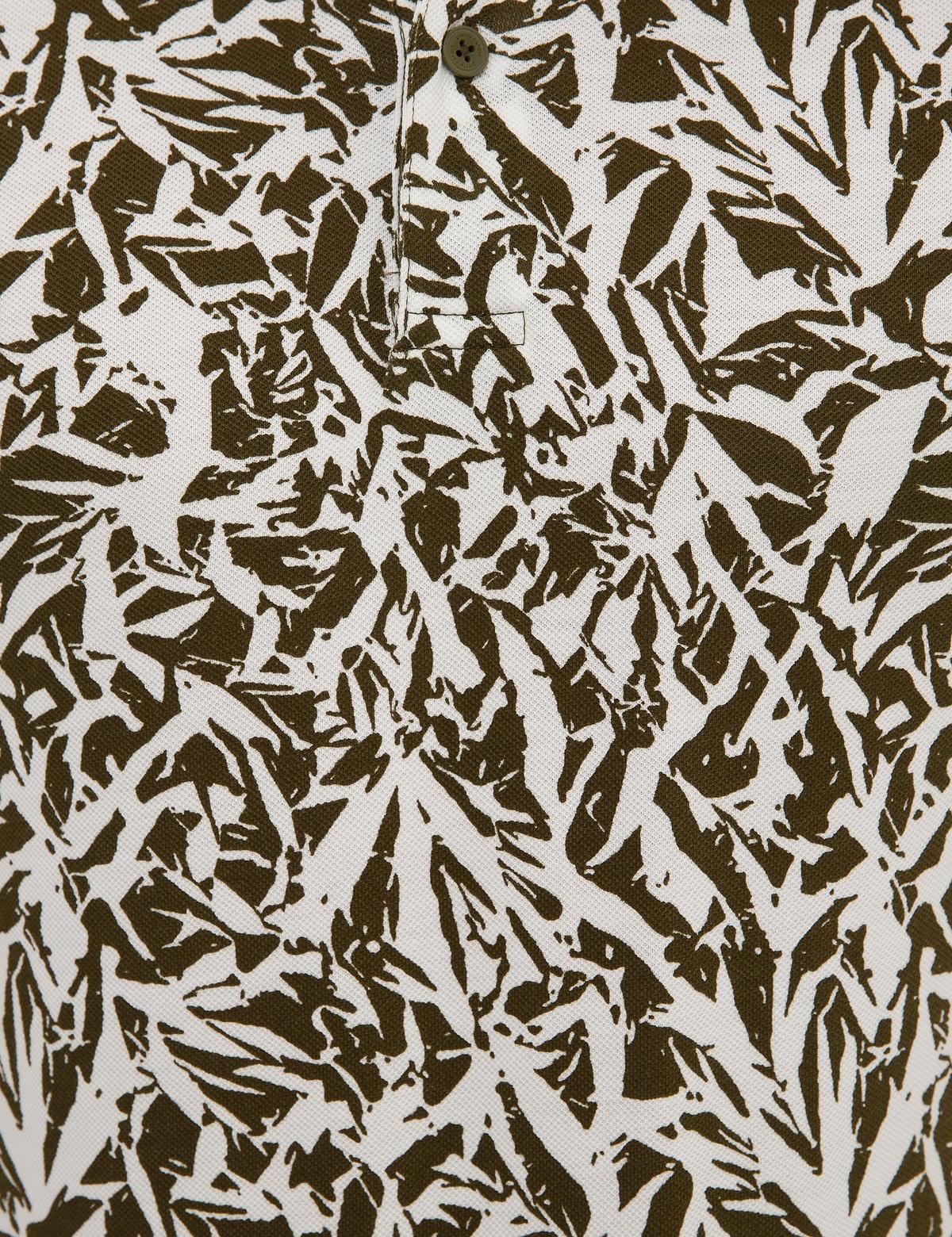 Haki Slim Fit Polo Yaka T-Shirt - 50224459022