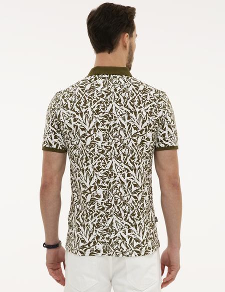 Haki Slim Fit Polo Yaka T-Shirt - 50224459022