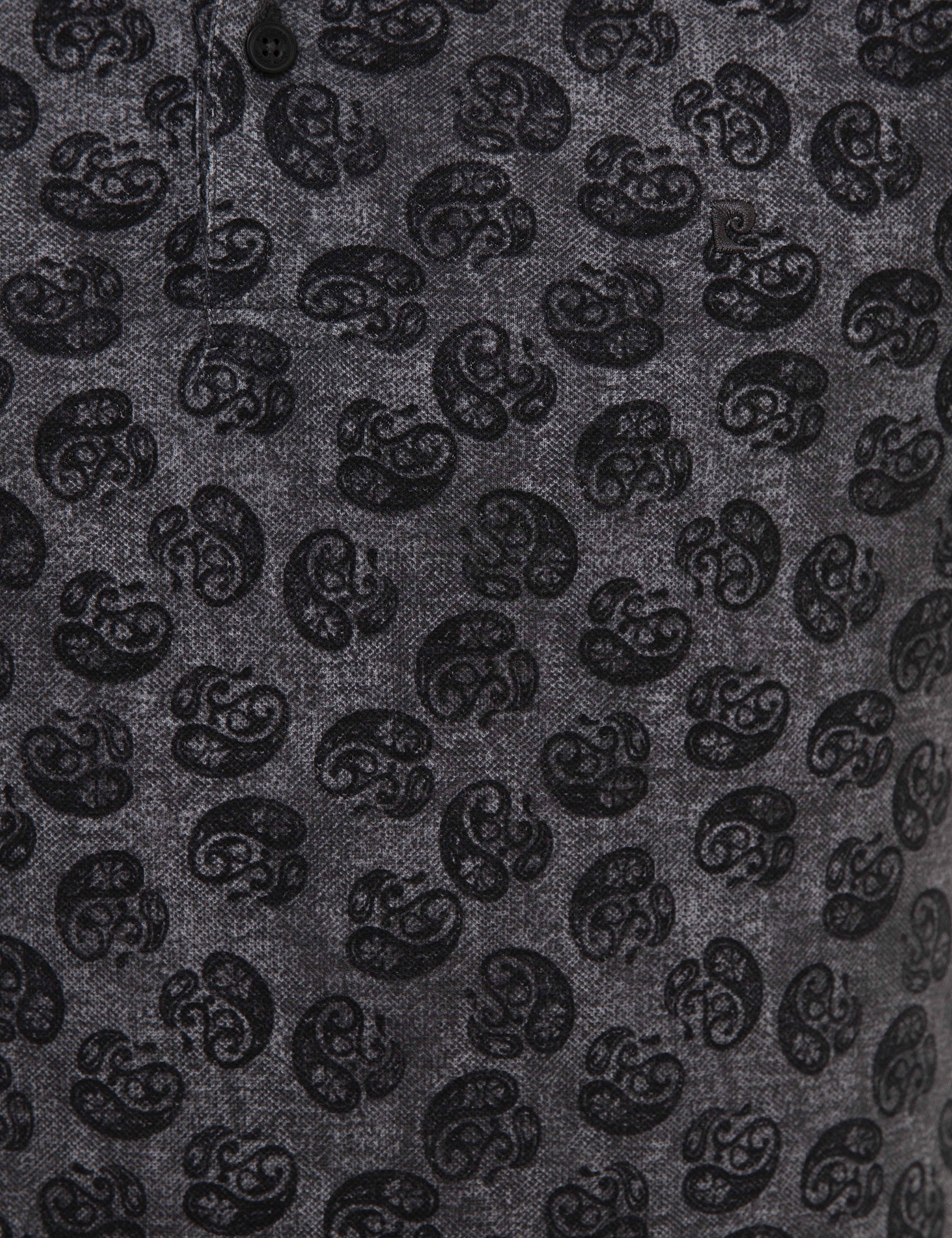 Siyah Slim Fit Polo Yaka T-Shirt - Image 5