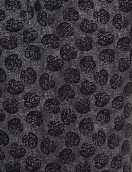 Siyah Slim Fit Polo Yaka T-Shirt - 50220880023