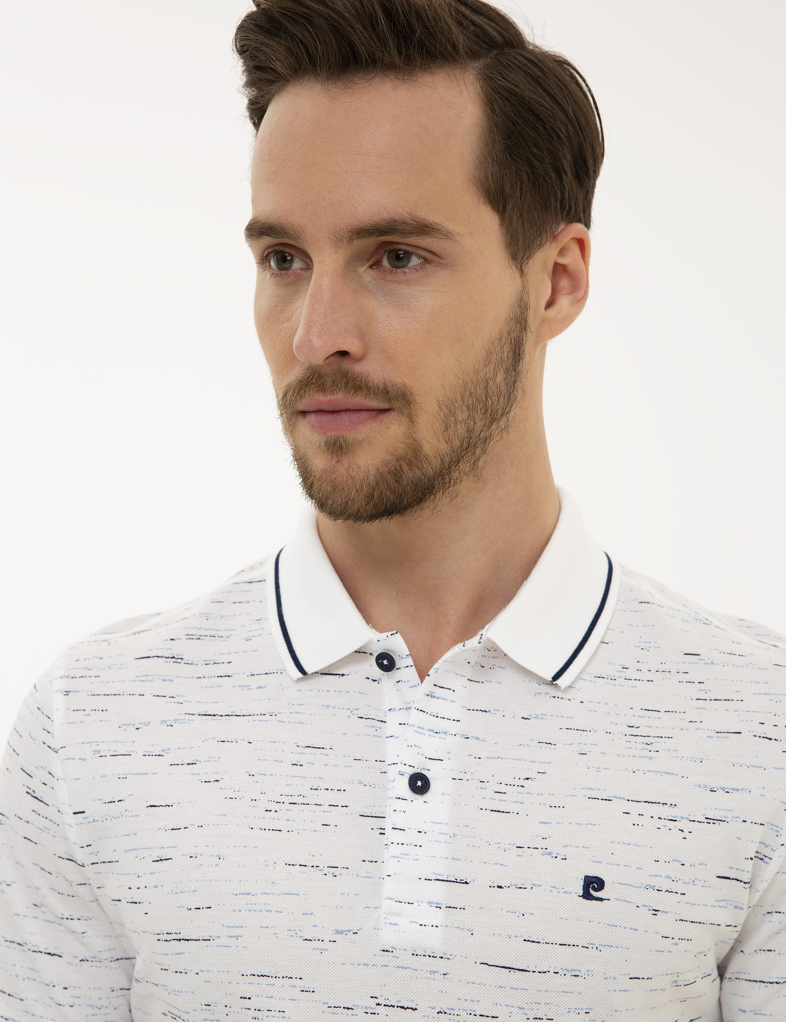 Lacivert Slim Fit Polo Yaka T-Shirt