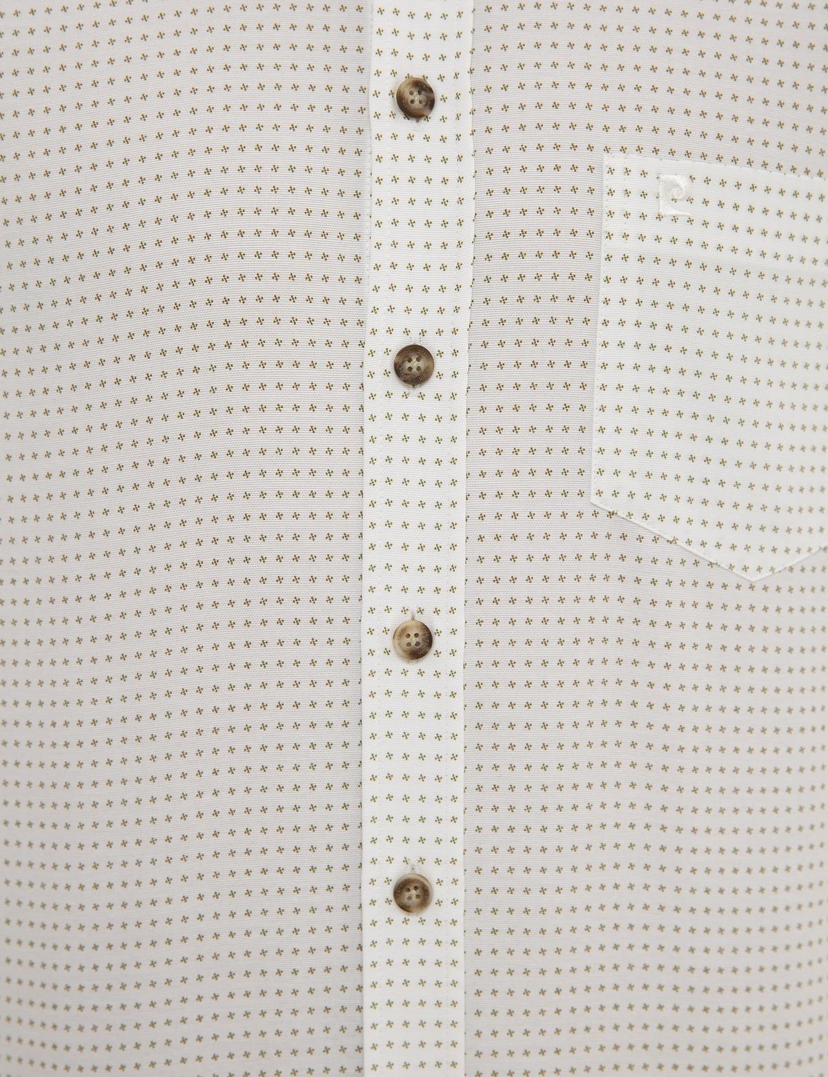 Yeşil Regular Fit Kısa Kollu Gömlek - 50224371007