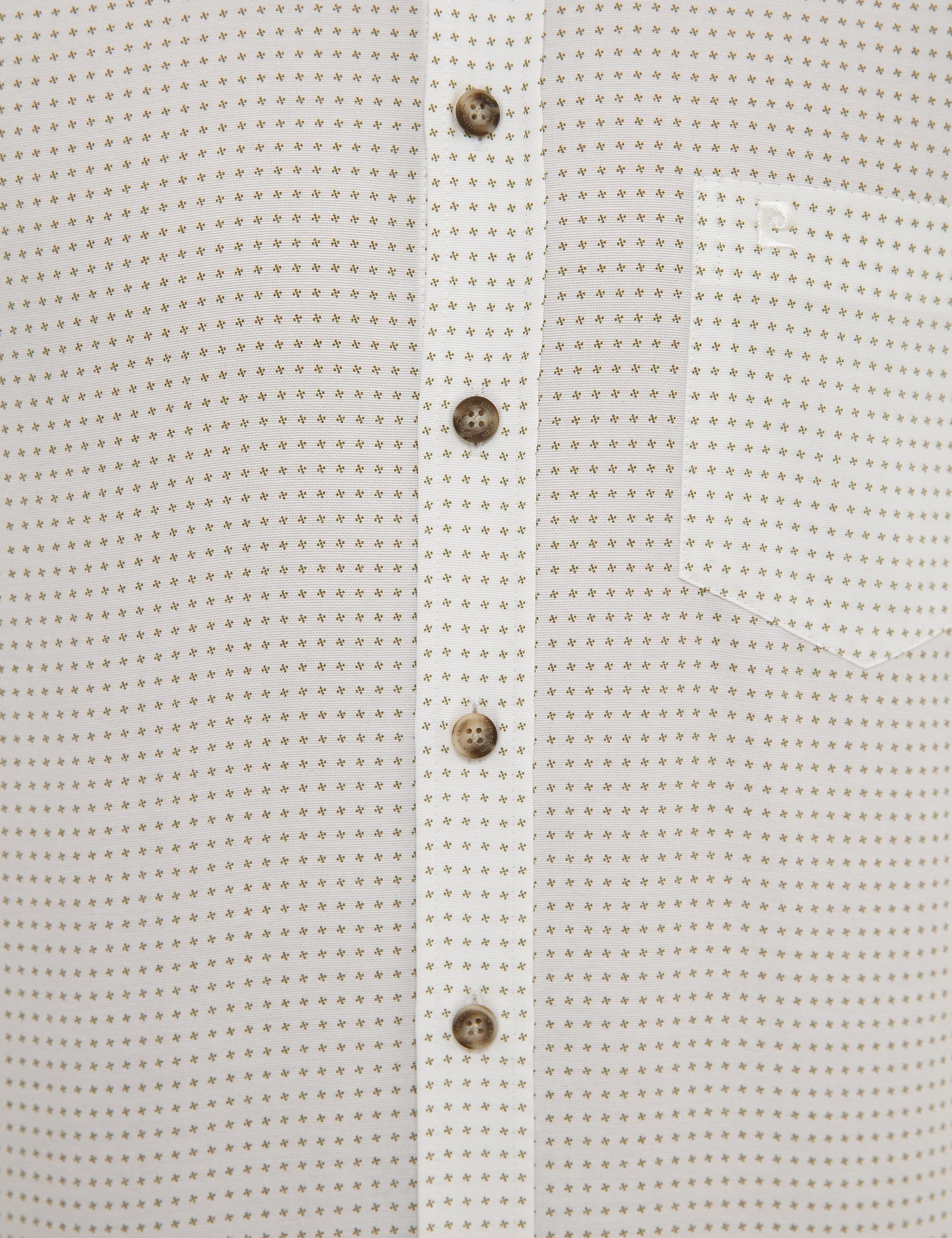 Yeşil Regular Fit Kısa Kollu Gömlek