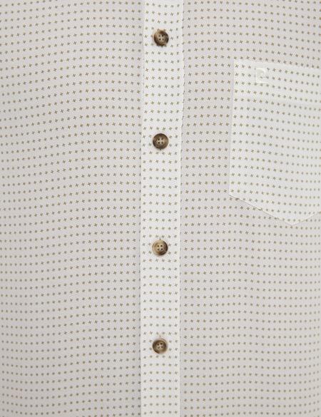 Yeşil Regular Fit Kısa Kollu Gömlek - 50224371007