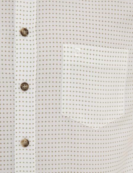 Yeşil Regular Fit Kısa Kollu Gömlek - 50224371007