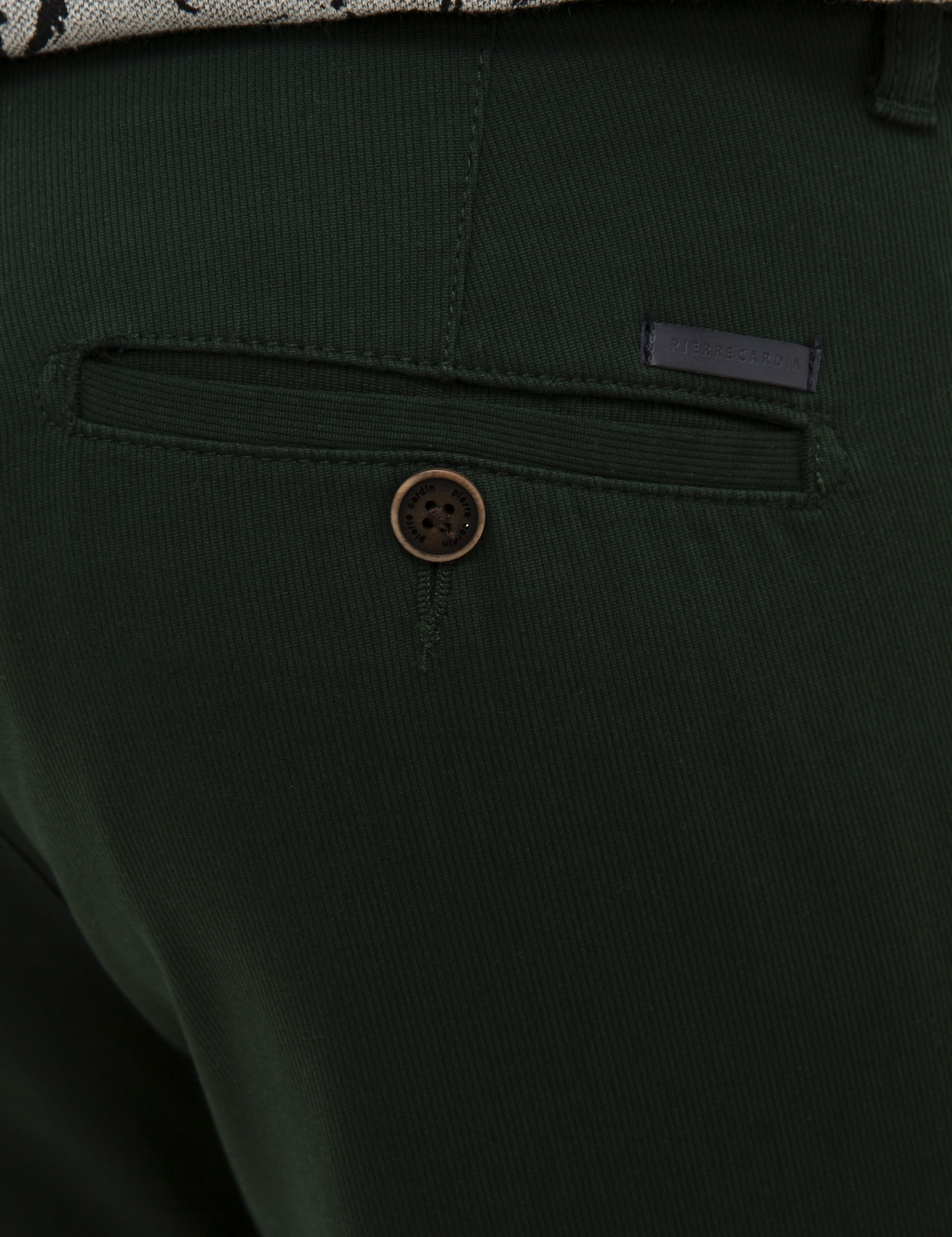 Yeşil Slim Fit Kanvas Pantolon - Image 4