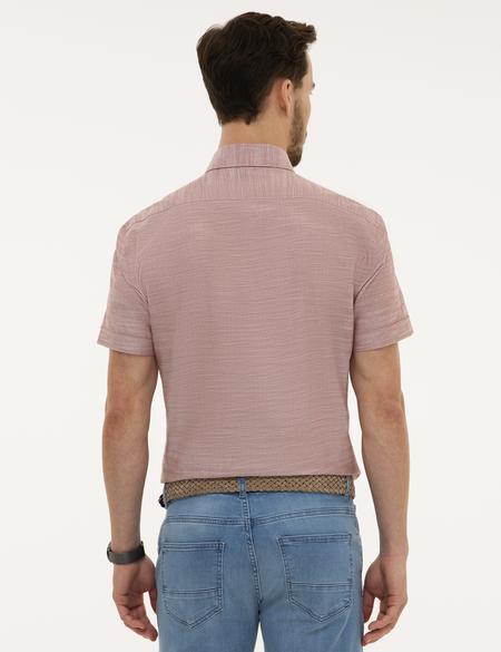 Kiremit Regular Fit Kısa Kollu Gömlek - 50223806029