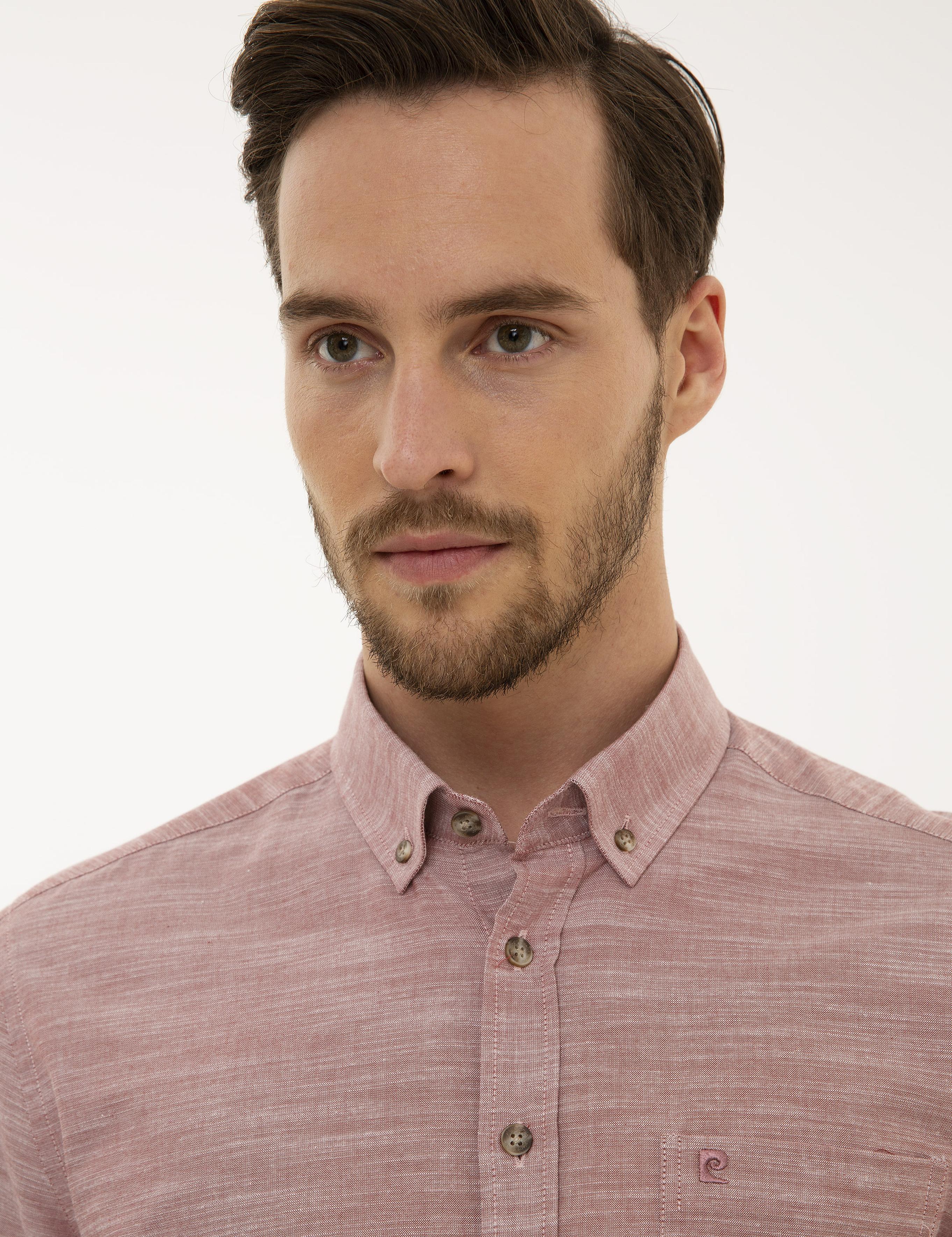 Kiremit Regular Fit Kısa Kollu Gömlek